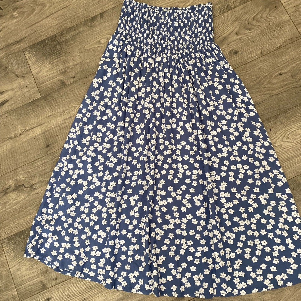 Floral Blue Dress